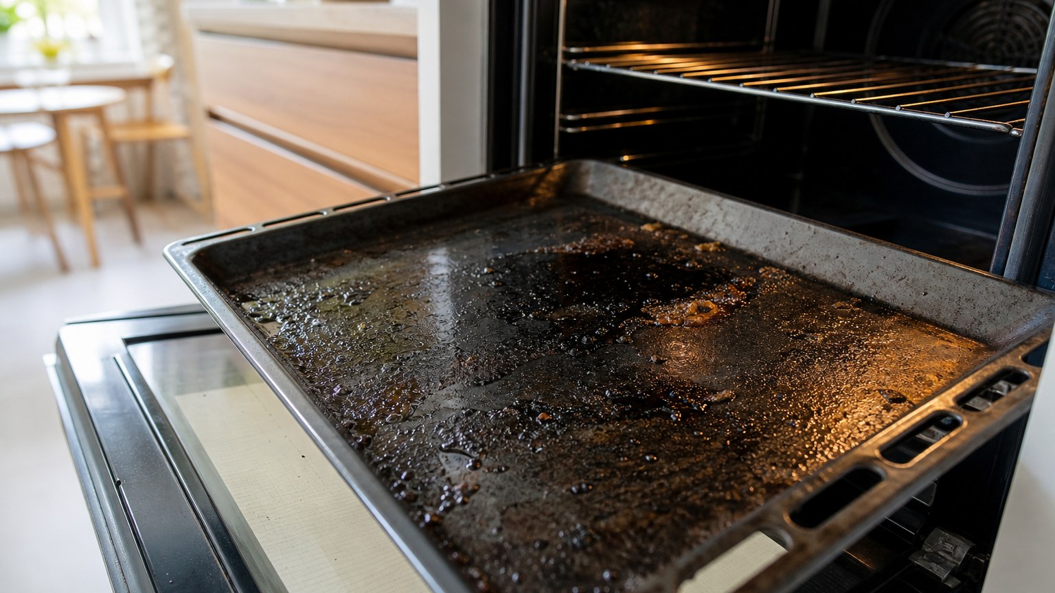 Čištění plechu na pečení – 5 domácích prostředků k odstranění připálených potravin