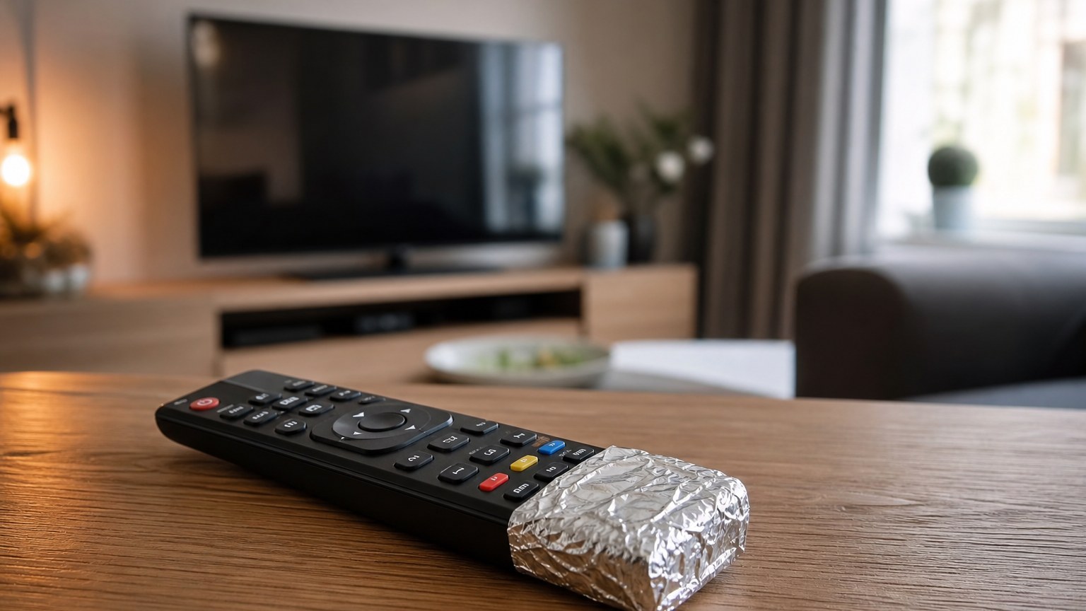 Slováci našli perfektní trik s alobalem a ovladačem od televize. Zkuste to taky
